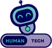 Human Tech robot mascot